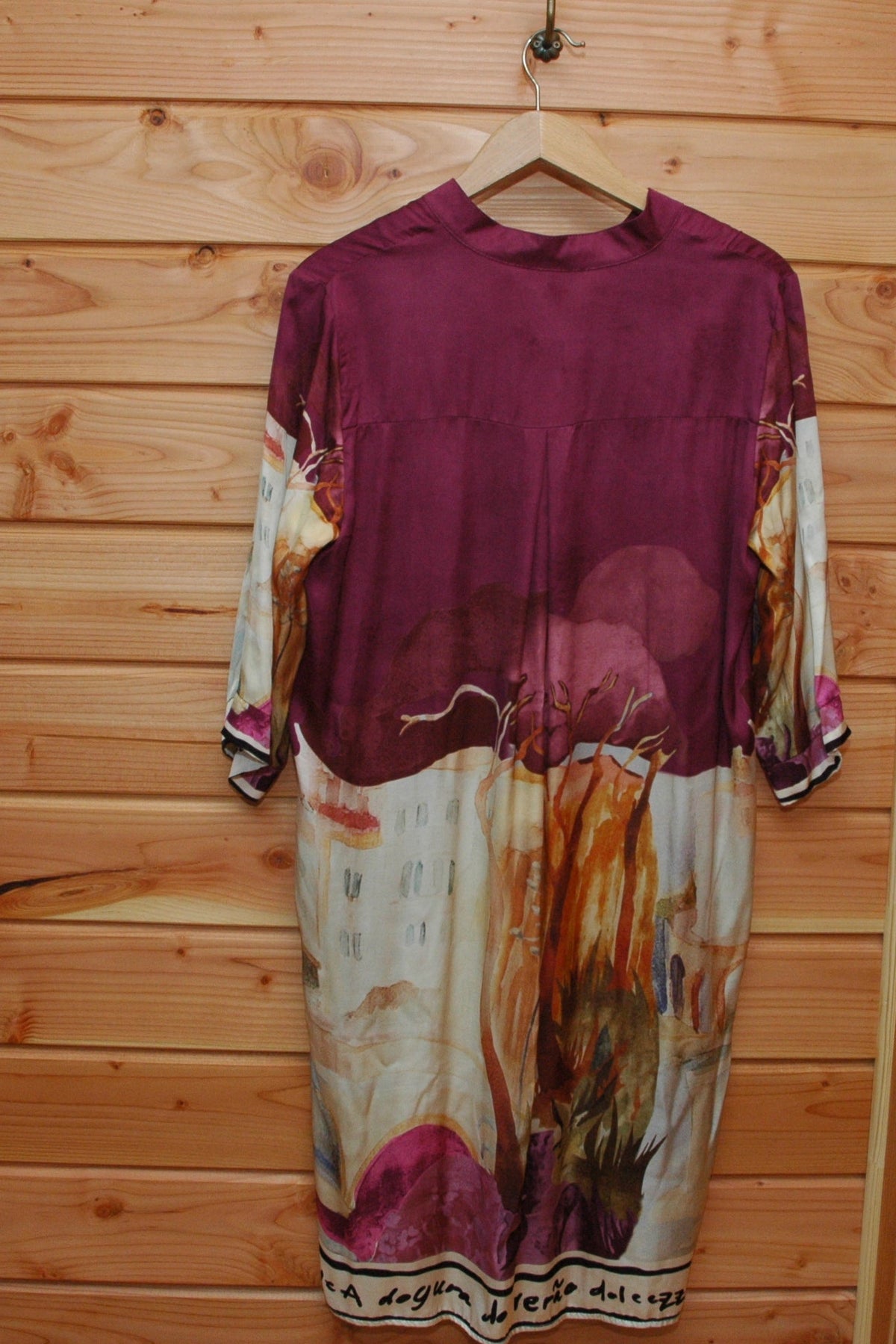 Robe fluide imprimée