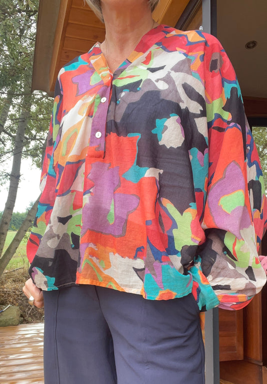 Blouse cocotero banditas
