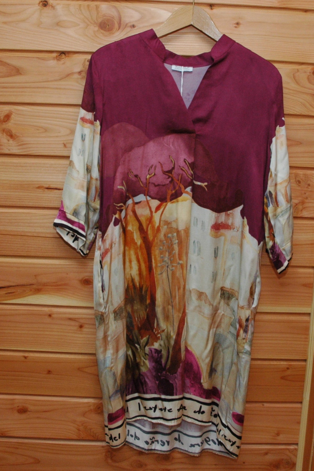 Robe fluide imprimée