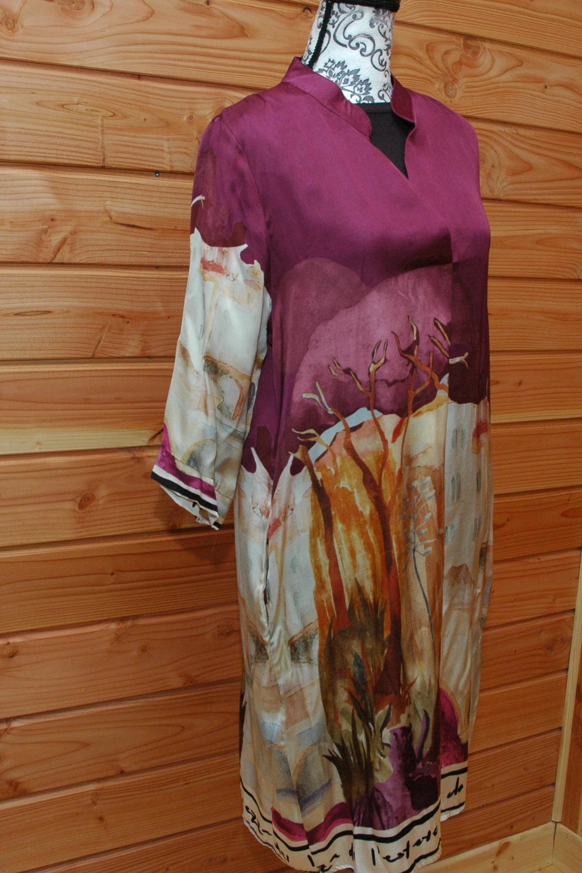 Robe fluide imprimée