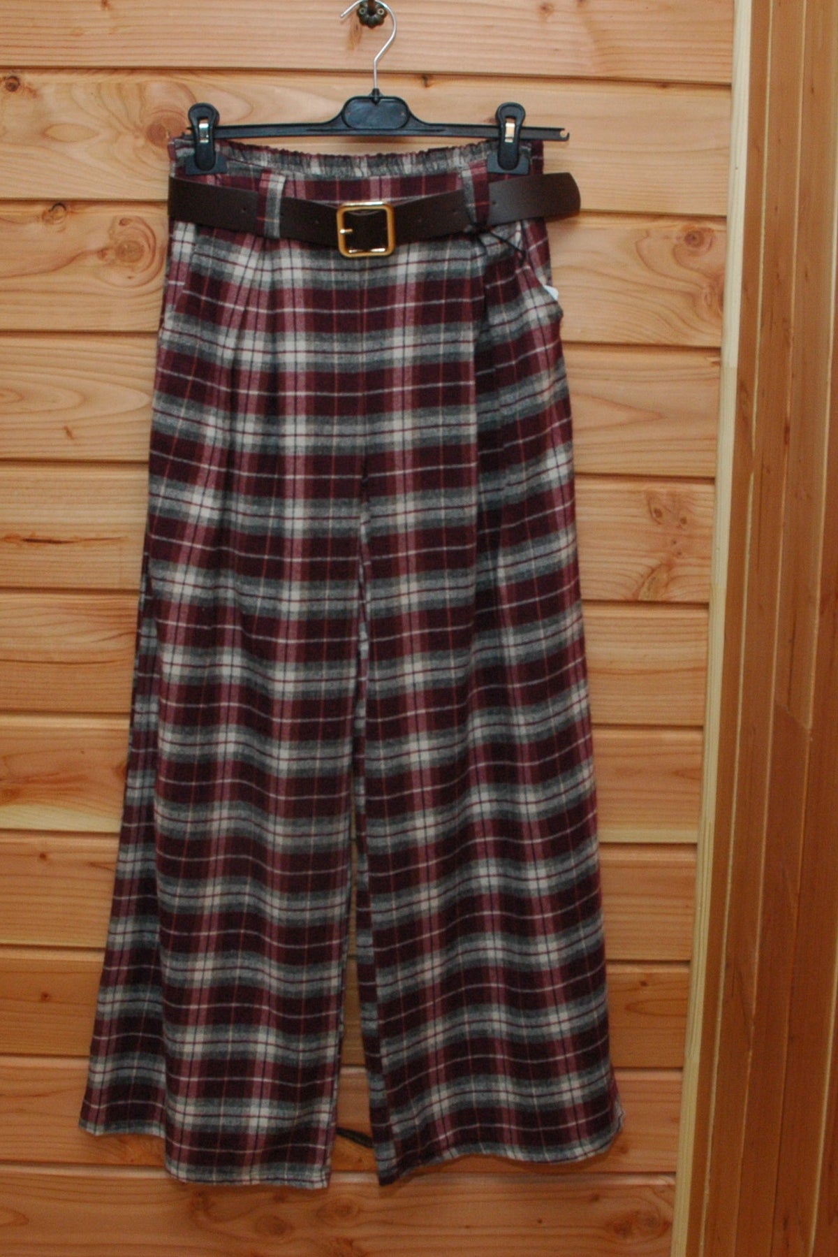 Pantalon à carreaux