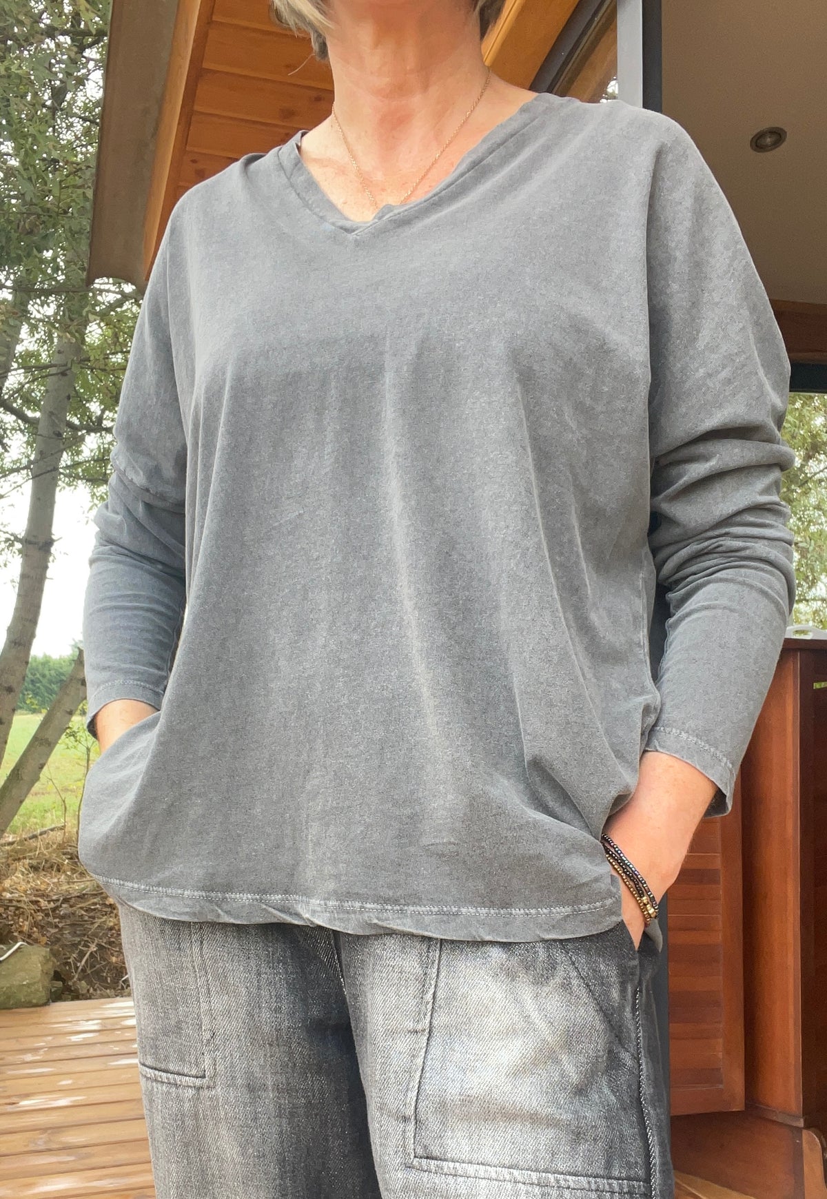 T-shirt Davos gris Banditas